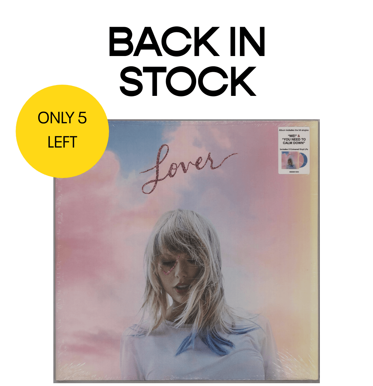  ONLY 5 LEFT BACK IN STOCK