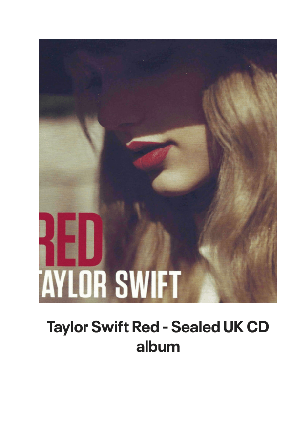 List of products:  Taylor Swift Red - Sealed UK CD album Katy Perry Prism - Clear Vinyl 10th Anniversary - Sealed UK 2-LP vinyl set Katy Perry Two T-Shirts UK T-shirt Katy Perry Smile UK Picture disc LP Ariana Grande Yours Truly UK Picture disc LP Ariana Grande Thank U, Next - Black Vinyl - Sealed UK 2-LP vinyl set Ariana Grande My Everything: 10th Anniversary - 2 x Picture Disc LPs US Picture disc LP Ariana Grande My Everything - Clear  Lavender Split Vinyl - Sealed UK Vinyl LP Ariana Grande Dangerous Woman - Purple  Black Swirl Vinyl UK 2-LP vinyl set Ariana Grande Dangerous Woman UK 2-LP vinyl set Demi Lovato Its Not That Deep - Lavender Daydream Lilac Vinyl - Sealed UK Vinyl LP Miley Cyrus Endless Summer Vacation - Clear Vinyl - Sealed UK Vinyl LP Miley Cyrus Breakout - Album Sampler US Promo CD album Miley Cyrus Cant Be Tamed - Deluxe Edition - Sealed Japanese Promo 2-disc CD/DVD set Miley Cyrus We Cant Stop Japanese Promo CD-R acetate