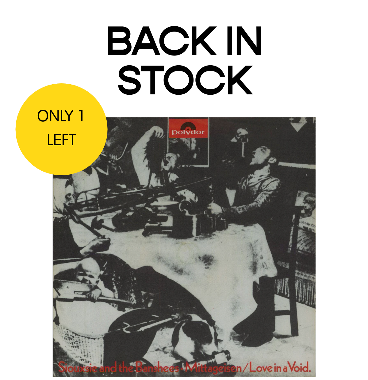  ONLY 1 LEFT BACK IN STOCK