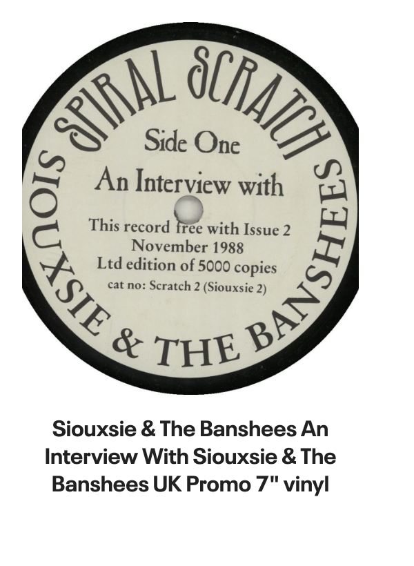 List of products:  Siouxsie  The Banshees This Wheels On Fire - Jukebox UK 7 vinyl Siouxsie  The Banshees Fireworks - toc UK 7 vinyl Siouxsie  The Banshees Melt UK 7 vinyl Siouxsie  The Banshees Stargazer UK CD single Siouxsie  The Banshees Candyman - Inj UK 7 vinyl Siouxsie  The Banshees Cities In Dust - Injection Moulded UK 7 vinyl Siouxsie  The Banshees The Killing Jar UK CD single Siouxsie  The Banshees Fireworks - Fold Out Sleeve UK 7 vinyl Siouxsie  The Banshees Hong Kong Garden - Punk Art sleeve UK 7 vinyl Siouxsie  The Banshees Hong Kong Garden - Red Paper Labels US 7 vinyl Siouxsie  The Banshees Spellbound - laminated p/s UK 7 vinyl Siouxsie  The Banshees Candyman - Solid UK 7 vinyl Siouxsie  The Banshees Song From The Edge Of The World UK 7 picture disc Siouxsie  The Banshees Juju - 180gm UK Vinyl LP Siouxsie  The Banshees 1981 Tour Programme UK Tour programme Siouxsie  The Banshees The Scream - Punk Art Sleeve UK 7 vinyl Siouxsie  The Banshees A Kiss in The Dreamhouse + merch insert UK Vinyl LP Siouxsie  The Banshees Kiss Them For Me - Numbered UK 12 vinyl Siouxsie  The Banshees Into A Swan UK CD single Siouxsie  The Banshees The Rapture UK Promo CD album Siouxsie  The Banshees MCMLXXXV - EX UK Tour programme Siouxsie  The Banshees An Interview With Siouxsie  The Banshees UK Promo 7 vinyl The Cure The Top - 1st - Opened shrink UK Vinyl LP The Cure Song Of A Lost World: Half Speed Mastered - 180-gram Vinyl UK 2-LP vinyl set The Cure Songs Of A Live World | Troxy London MMXXIV -  Black Vinyl - Sealed UK Vinyl LP The Cure Alone [Four Tet Remix] - RSD 2025 - One Sided UK 12 vinyl The Cure Songs Of A Lost World - Deluxe Edition 2-CD  Dolby Atmos Blu-Ray - Sealed UK 2-CD album set The Cure Songs Of A Lost World - Blood Records Exclusive Picture Disc UK Picture disc LP The Cure Song Of A Lost World: Half Speed Mastered - 180-gram Vinyl - Sealed UK 2-LP vinyl set The Cure Mixes Of A Lost World - 180 Gram Black Bio-Vinyl - Sealed UK 2-LP vinyl set