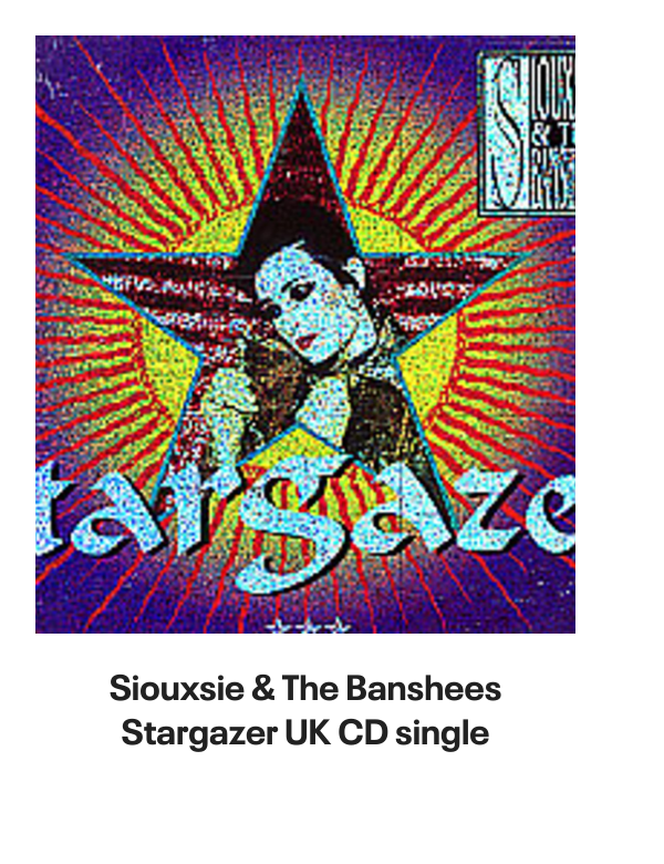 List of products:  Siouxsie  The Banshees This Wheels On Fire - Jukebox UK 7 vinyl Siouxsie  The Banshees Fireworks - toc UK 7 vinyl Siouxsie  The Banshees Melt UK 7 vinyl Siouxsie  The Banshees Stargazer UK CD single Siouxsie  The Banshees Candyman - Inj UK 7 vinyl Siouxsie  The Banshees Cities In Dust - Injection Moulded UK 7 vinyl Siouxsie  The Banshees The Killing Jar UK CD single Siouxsie  The Banshees Fireworks - Fold Out Sleeve UK 7 vinyl Siouxsie  The Banshees Hong Kong Garden - Punk Art sleeve UK 7 vinyl Siouxsie  The Banshees Hong Kong Garden - Red Paper Labels US 7 vinyl Siouxsie  The Banshees Spellbound - laminated p/s UK 7 vinyl Siouxsie  The Banshees Candyman - Solid UK 7 vinyl Siouxsie  The Banshees Song From The Edge Of The World UK 7 picture disc Siouxsie  The Banshees Juju - 180gm UK Vinyl LP Siouxsie  The Banshees 1981 Tour Programme UK Tour programme Siouxsie  The Banshees The Scream - Punk Art Sleeve UK 7 vinyl Siouxsie  The Banshees A Kiss in The Dreamhouse + merch insert UK Vinyl LP Siouxsie  The Banshees Kiss Them For Me - Numbered UK 12 vinyl Siouxsie  The Banshees Into A Swan UK CD single Siouxsie  The Banshees The Rapture UK Promo CD album Siouxsie  The Banshees MCMLXXXV - EX UK Tour programme Siouxsie  The Banshees An Interview With Siouxsie  The Banshees UK Promo 7 vinyl The Cure The Top - 1st - Opened shrink UK Vinyl LP The Cure Song Of A Lost World: Half Speed Mastered - 180-gram Vinyl UK 2-LP vinyl set The Cure Songs Of A Live World | Troxy London MMXXIV -  Black Vinyl - Sealed UK Vinyl LP The Cure Alone [Four Tet Remix] - RSD 2025 - One Sided UK 12 vinyl The Cure Songs Of A Lost World - Deluxe Edition 2-CD  Dolby Atmos Blu-Ray - Sealed UK 2-CD album set The Cure Songs Of A Lost World - Blood Records Exclusive Picture Disc UK Picture disc LP The Cure Song Of A Lost World: Half Speed Mastered - 180-gram Vinyl - Sealed UK 2-LP vinyl set The Cure Mixes Of A Lost World - 180 Gram Black Bio-Vinyl - Sealed UK 2-LP vinyl set