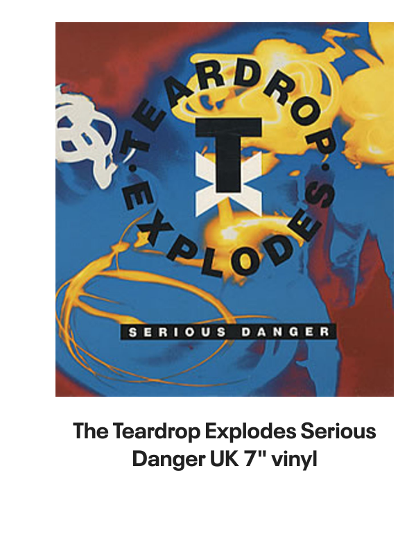 List of products:  The Teardrop Explodes When I Dream - Solid UK 7 vinyl The Teardrop Explodes You Disappear From View UK 7 vinyl The Teardrop Explodes Serious Danger UK 7 vinyl The Teardrop Explodes Tiny Children UK Promo 12 vinyl The Teardrop Explodes You Disappear From View - Double Pack UK 7 vinyl The Teardrop Explodes Tiny Children UK 7 vinyl The Teardrop Explodes Colours Fly Away UK 12 vinyl The Teardrop Explodes Serious Danger UK CD single The Teardrop Explodes Treason (Its Just A Story) UK 12 vinyl The Teardrop Explodes Ha Ha Im Drowning UK 7 vinyl The Teardrop Explodes Reward UK 7 vinyl The Teardrop Explodes When I Dream - Inj UK 7 vinyl The Teardrop Explodes Reward UK 7 vinyl The Teardrop Explodes Reward - P/S UK 7 vinyl The Teardrop Explodes Treason (Its Just A Story) - Injection UK 7 vinyl The Psychedelic Furs Love My Way - Single Sleeve UK 7 vinyl The Psychedelic Furs Heaven - Poster offer insert UK 7 vinyl The Psychedelic Furs House UK 12 vinyl The Psychedelic Furs Pretty In Pink UK Promo 7 vinyl The Psychedelic Furs Book Of Days - Stickered sleeve UK Vinyl LP The Psychedelic Furs World Outside UK Vinyl LP The Psychedelic Furs Talk Talk Talk - EX UK Vinyl LP The Psychedelic Furs Talk Talk Talk UK CD album The Psychedelic Furs Danger UK Promo 7 vinyl The Psychedelic Furs Made Of Rain - Black  Clear Splattered Vinyl - Sealed + Autographed Print UK 2-LP vinyl set The Psychedelic Furs Forever Now - Title Stickered - Complete UK Vinyl LP Simple Minds Walk Between Worlds - Deluxe - Sealed UK CD album Simple Minds Sparkle In The Rain + ticket stub - EX UK Tour programme Simple Minds Once Upon A Time - 40th Anniversary Edition - 5 x Remastered CDs - Box Set - Sealed UK Cd album box set Simple Minds Sparkle In The Rain - 40th Anniversary 4-CD Box Set - Sealed UK Cd album box set