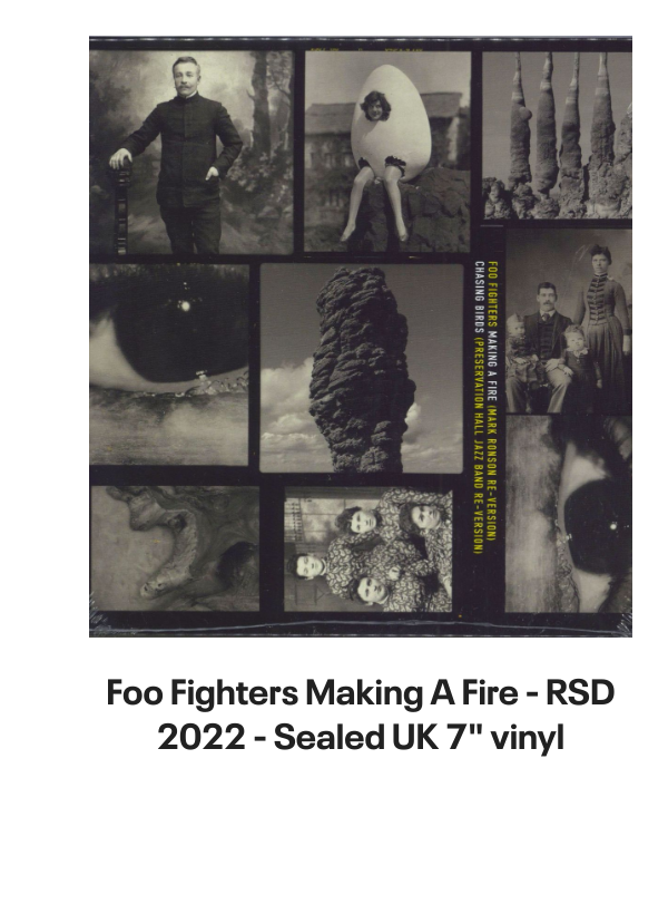 List of products:  Queens Of The Stone Age In Times New Roman... - Green Vinyl - Bootleg Edition UK 2-LP vinyl set Queens Of The Stone Age Queens Of The Stone Age - 180gm UK 2-LP vinyl set Queens Of The Stone Age Villains - Clear Leaf Green - Sealed US 2-LP vinyl set Queens Of The Stone Age In Times New Roman... - Green Vinyl UK 2-LP vinyl set Queens Of The Stone Age Songs For The Deaf - Red and Black Marble Vinyl US 2-LP vinyl set Queens Of The Stone Age Little Sister Australian CD single Queens Of The Stone Age Little Sister UK CD/DVD single set Queens Of The Stone Age Songs For The Deaf - EX UK 2-LP vinyl set Queens Of The Stone Age Little Sister UK CD single Foo Fighters Generator UK 7 vinyl Foo Fighters Walking After You UK 7 vinyl Foo Fighters Breakout UK 7 vinyl Foo Fighters Next Year UK 7 vinyl Foo Fighters Long Road To Ruin UK 7 vinyl Foo Fighters For All The Cows - Blue Vinyl - VG UK 7 vinyl Foo Fighters Stacked Actors Australian CD single Foo Fighters Making A Fire - RSD 2022 - Sealed UK 7 vinyl Foo Fighters The Colour And The Shape - Orange Sleeve UK Promo CD album Foo Fighters In Your Honour Japanese Promo 2-CD album set Foo Fighters Ill Stick Around UK Promo CD single Foo Fighters Ill Stick Around UK CD single Foo Fighters This Is A Call UK CD single Foo Fighters Resolve UK 7 vinyl Foo Fighters DOA - Yellow Vinyl UK 7 vinyl Foo Fighters This Is A Call UK 7 vinyl Foo Fighters Ill Stick Around UK 12 vinyl Foo Fighters For All The Cows - Blue Vinyl UK 7 vinyl Foo Fighters Ill Stick Around - Red Vinyl UK 7 vinyl Foo Fighters Monkey Wrench UK 7 vinyl Foo Fighters Medicine At Midnight - Blue Vinyl UK Vinyl LP