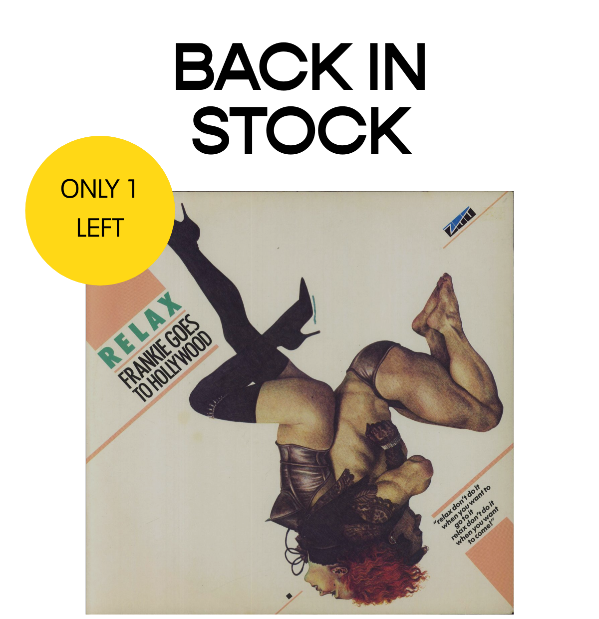  ONLY 1 LEFT BACK IN STOCK