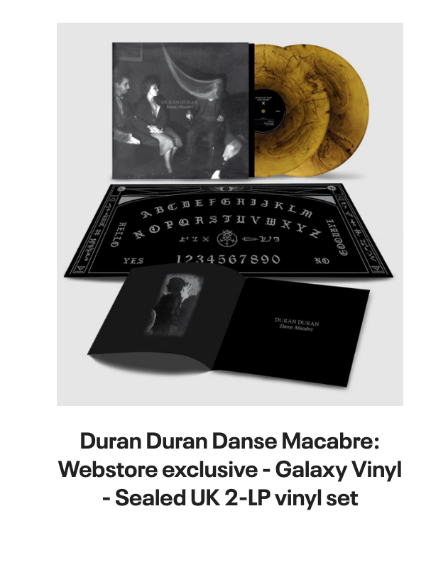 List of products:  Frankie Goes To Hollywood Rage Hard - 12  Box Only UK Vinyl box set Frankie Goes To Hollywood Welcome To The Pleasuredome - EX Japanese 2-LP vinyl set Frankie Goes To Hollywood The Power Of Love UK CD single Frankie Goes To Hollywood Two Tribes UK CD single Frankie Goes To Hollywood Rage Hard UK 12 vinyl Frankie Goes To Hollywood Welcome To The Pleasuredome + Stickers Japanese 2-LP vinyl set Frankie Goes To Hollywood Rage Hard German 12 vinyl Frankie Goes To Hollywood Essential Frankie Goes To Hollywood - Sealed UK 3-CD set Duran Duran Meet El Presidente - White Vinyl US Promo 7 vinyl Duran Duran Perfect Day - Part 1 UK CD single Duran Duran Danse Macabre: Webstore exclusive - Galaxy Vinyl - Sealed UK 2-LP vinyl set Duran Duran The Reflex UK 12 picture disc Duran Duran Pop Trash - Black Vinyl - Sealed UK 2-LP vinyl set Duran Duran Sunrise [Jason Nevins Remix] US Promo CD album Duran Duran Rio UK Promo CD album Duran Duran Record Mirror UK Magazine Duran Duran Red Carpet Massacre - Red Vinyl - Sealed US 2-LP vinyl set Duran Duran Dreaming Of Your Cars [1979 Demos Part 2] - Pink Vinyl US 12 vinyl Duran Duran Someone Else Not Me US Promo CD single Duran Duran Someone Else Not Me German CD single Duran Duran Get The Full Picture - The Wedding Album UK Promo Poster Duran Duran Out Of My Mind UK Promo Poster Duran Duran Out Of My Mind - Sealed Japanese CD single Duran Duran A View To A Kill Dutch 7 vinyl Duran Duran Union Of The Snake UK 7 vinyl Duran Duran Skin Trade UK 7 vinyl Duran Duran All She Wants UK 7 vinyl Duran Duran New Moon On Monday UK 7 vinyl Duran Duran Violence Of Summer German CD single Duran Duran Violence Of Summer (Loves Taking Over) UK 7 vinyl