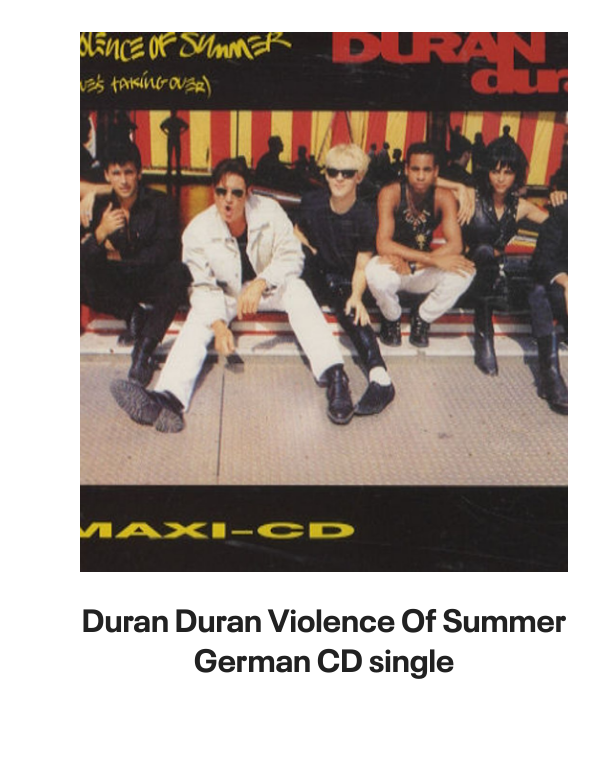 List of products:  Frankie Goes To Hollywood Rage Hard - 12  Box Only UK Vinyl box set Frankie Goes To Hollywood Welcome To The Pleasuredome - EX Japanese 2-LP vinyl set Frankie Goes To Hollywood The Power Of Love UK CD single Frankie Goes To Hollywood Two Tribes UK CD single Frankie Goes To Hollywood Rage Hard UK 12 vinyl Frankie Goes To Hollywood Welcome To The Pleasuredome + Stickers Japanese 2-LP vinyl set Frankie Goes To Hollywood Rage Hard German 12 vinyl Frankie Goes To Hollywood Essential Frankie Goes To Hollywood - Sealed UK 3-CD set Duran Duran Meet El Presidente - White Vinyl US Promo 7 vinyl Duran Duran Perfect Day - Part 1 UK CD single Duran Duran Danse Macabre: Webstore exclusive - Galaxy Vinyl - Sealed UK 2-LP vinyl set Duran Duran The Reflex UK 12 picture disc Duran Duran Pop Trash - Black Vinyl - Sealed UK 2-LP vinyl set Duran Duran Sunrise [Jason Nevins Remix] US Promo CD album Duran Duran Rio UK Promo CD album Duran Duran Record Mirror UK Magazine Duran Duran Red Carpet Massacre - Red Vinyl - Sealed US 2-LP vinyl set Duran Duran Dreaming Of Your Cars [1979 Demos Part 2] - Pink Vinyl US 12 vinyl Duran Duran Someone Else Not Me US Promo CD single Duran Duran Someone Else Not Me German CD single Duran Duran Get The Full Picture - The Wedding Album UK Promo Poster Duran Duran Out Of My Mind UK Promo Poster Duran Duran Out Of My Mind - Sealed Japanese CD single Duran Duran A View To A Kill Dutch 7 vinyl Duran Duran Union Of The Snake UK 7 vinyl Duran Duran Skin Trade UK 7 vinyl Duran Duran All She Wants UK 7 vinyl Duran Duran New Moon On Monday UK 7 vinyl Duran Duran Violence Of Summer German CD single Duran Duran Violence Of Summer (Loves Taking Over) UK 7 vinyl