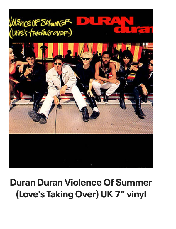 List of products:  Frankie Goes To Hollywood Rage Hard - 12  Box Only UK Vinyl box set Frankie Goes To Hollywood Welcome To The Pleasuredome - EX Japanese 2-LP vinyl set Frankie Goes To Hollywood The Power Of Love UK CD single Frankie Goes To Hollywood Two Tribes UK CD single Frankie Goes To Hollywood Rage Hard UK 12 vinyl Frankie Goes To Hollywood Welcome To The Pleasuredome + Stickers Japanese 2-LP vinyl set Frankie Goes To Hollywood Rage Hard German 12 vinyl Frankie Goes To Hollywood Essential Frankie Goes To Hollywood - Sealed UK 3-CD set Duran Duran Meet El Presidente - White Vinyl US Promo 7 vinyl Duran Duran Perfect Day - Part 1 UK CD single Duran Duran Danse Macabre: Webstore exclusive - Galaxy Vinyl - Sealed UK 2-LP vinyl set Duran Duran The Reflex UK 12 picture disc Duran Duran Pop Trash - Black Vinyl - Sealed UK 2-LP vinyl set Duran Duran Sunrise [Jason Nevins Remix] US Promo CD album Duran Duran Rio UK Promo CD album Duran Duran Record Mirror UK Magazine Duran Duran Red Carpet Massacre - Red Vinyl - Sealed US 2-LP vinyl set Duran Duran Dreaming Of Your Cars [1979 Demos Part 2] - Pink Vinyl US 12 vinyl Duran Duran Someone Else Not Me US Promo CD single Duran Duran Someone Else Not Me German CD single Duran Duran Get The Full Picture - The Wedding Album UK Promo Poster Duran Duran Out Of My Mind UK Promo Poster Duran Duran Out Of My Mind - Sealed Japanese CD single Duran Duran A View To A Kill Dutch 7 vinyl Duran Duran Union Of The Snake UK 7 vinyl Duran Duran Skin Trade UK 7 vinyl Duran Duran All She Wants UK 7 vinyl Duran Duran New Moon On Monday UK 7 vinyl Duran Duran Violence Of Summer German CD single Duran Duran Violence Of Summer (Loves Taking Over) UK 7 vinyl