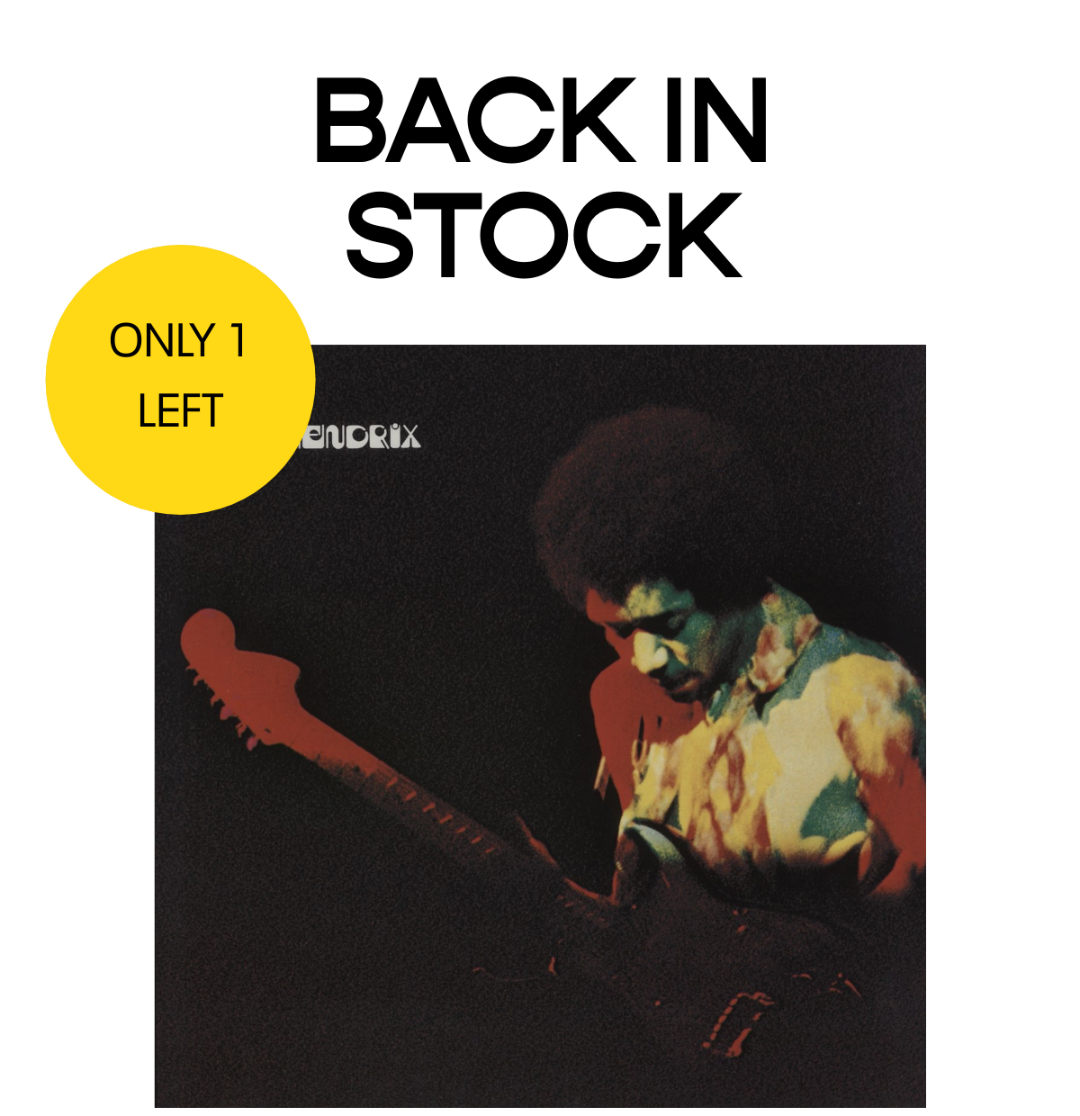  ONLY 1 LEFT BACK IN STOCK