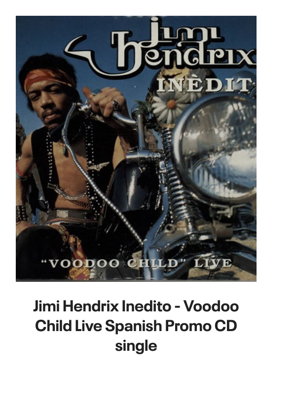 List of products:  Jimi Hendrix Battle Of The Who  Jimi Hendrix + obi tag Japanese Vinyl box set Jimi Hendrix Miami Pop Festival - 180gm UK 2-LP vinyl set Jimi Hendrix Live On TV 69 - Sealed UK 7 vinyl Jimi Hendrix Rare Hendrix US Vinyl LP Jimi Hendrix Jimi Hendrix  Lonnie Youngblood - Two Great Experiences Together! US Vinyl LP Jimi Hendrix Experience German Vinyl LP Jimi Hendrix Early Jimi Hendrix German Vinyl LP Jimi Hendrix Strange Things - Mono UK Vinyl LP Jimi Hendrix Get That Feeling UK Vinyl LP Jimi Hendrix Jimi Hendrix Live German Vinyl LP Jimi Hendrix People, Hell And Angels - 180 Gram Vinyl - Sealed UK 2-LP vinyl set Jimi Hendrix War Heroes + Cry Of Love UK 2-LP vinyl set Jimi Hendrix Official Calendar 2006 UK Calendar Jimi Hendrix Backtrack 10 - Are You Experienced? - VG UK Vinyl LP Jimi Hendrix Smash Hits Japanese Vinyl LP Jimi Hendrix Purple Haze EP Japanese 7 vinyl Jimi Hendrix The Cry Of Love Japanese Vinyl LP Jimi Hendrix Doriella Du Fontaine Japanese 12 vinyl Jimi Hendrix Rainbow Bridge + obi Japanese Vinyl LP Jimi Hendrix Ballad Of Jimi UK 7 vinyl Jimi Hendrix Purple Haze - 3pr - Black label UK 7 vinyl Jimi Hendrix Cross Town Traffic UK 7 vinyl Jimi Hendrix No Such Animal - P/S UK 7 vinyl Jimi Hendrix How Would You Feel - 3PR UK 7 vinyl Jimi Hendrix Rainbow Bridge German Vinyl LP Jimi Hendrix Inedito - Voodoo Child Live Spanish Promo CD single Jimi Hendrix Smash Hits - EX UK Vinyl LP Jimi Hendrix Hendrix In The West UK Vinyl LP Jimi Hendrix Voodoo Chile - 2nd - P/S - EX UK 7 vinyl Jimi Hendrix War Heroes - Correction Stickered - VG UK Vinyl LP
