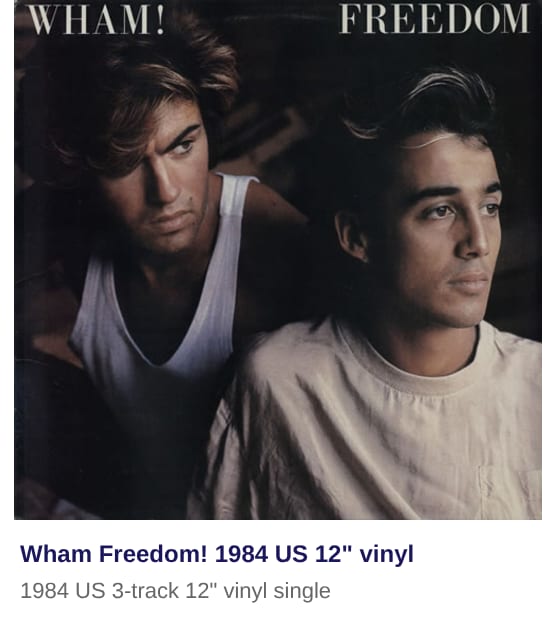Wham Freedom! 1984 US 12" vinyl