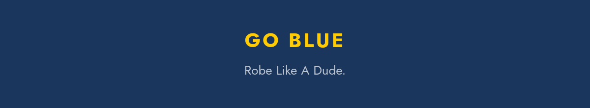 Go Blue sign-off