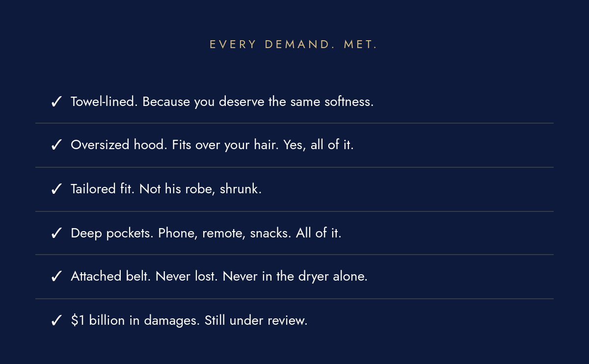 SheRobe product features and details