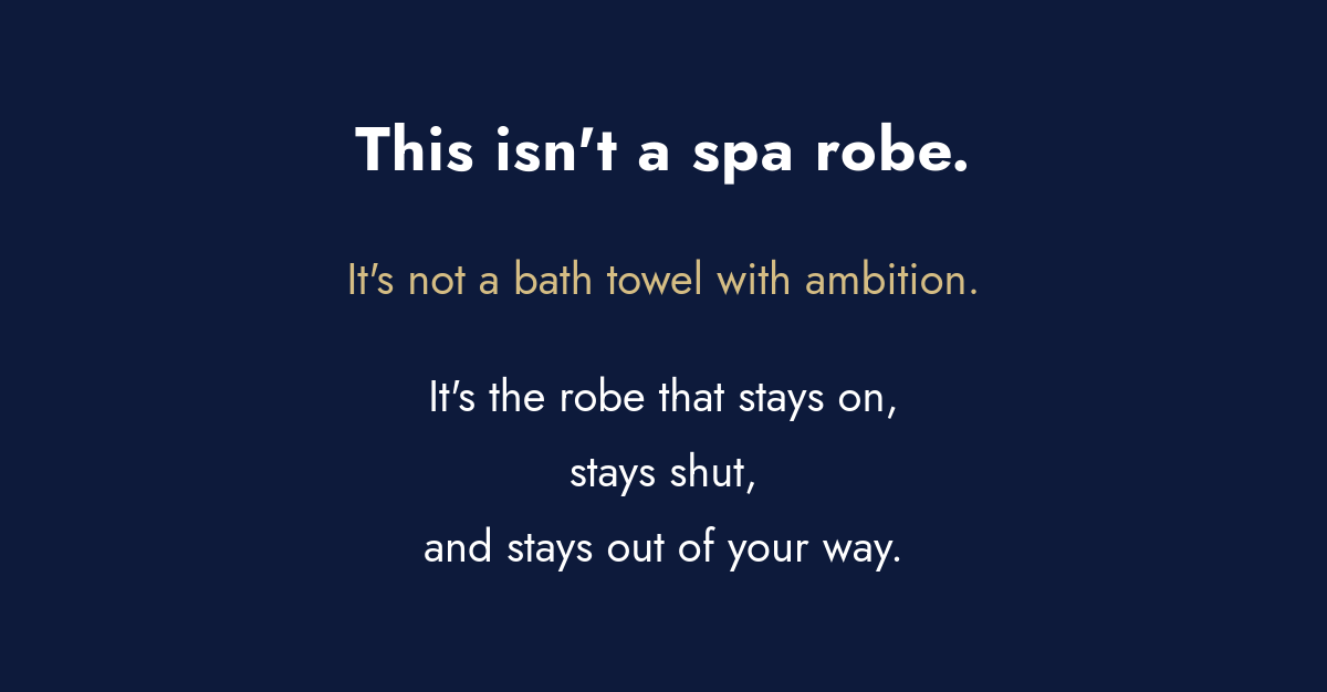 DudeRobe is the correction