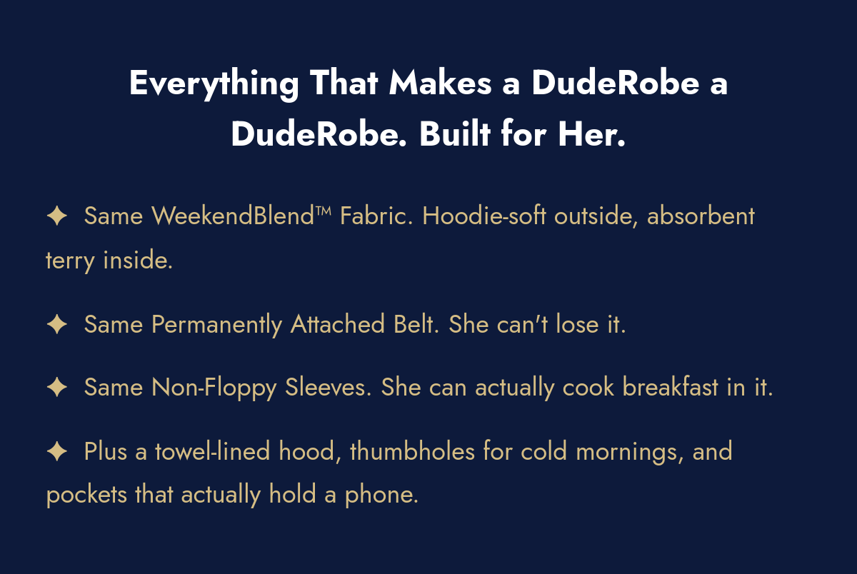 SheRobe product features and what makes it special