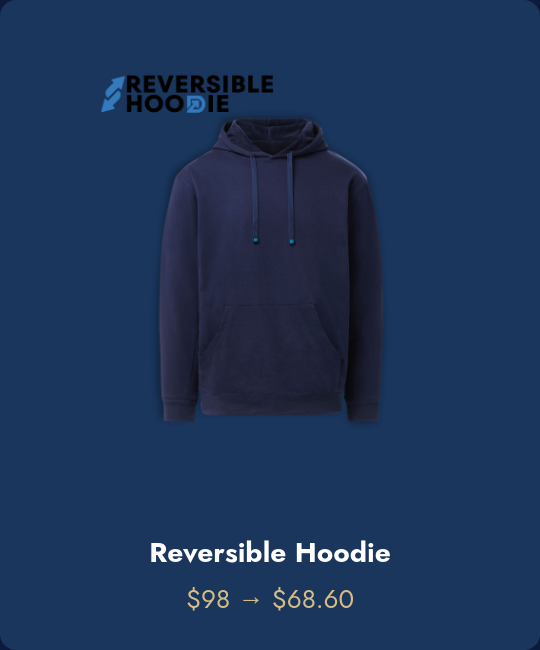 Reversible DudeHoodie - $98