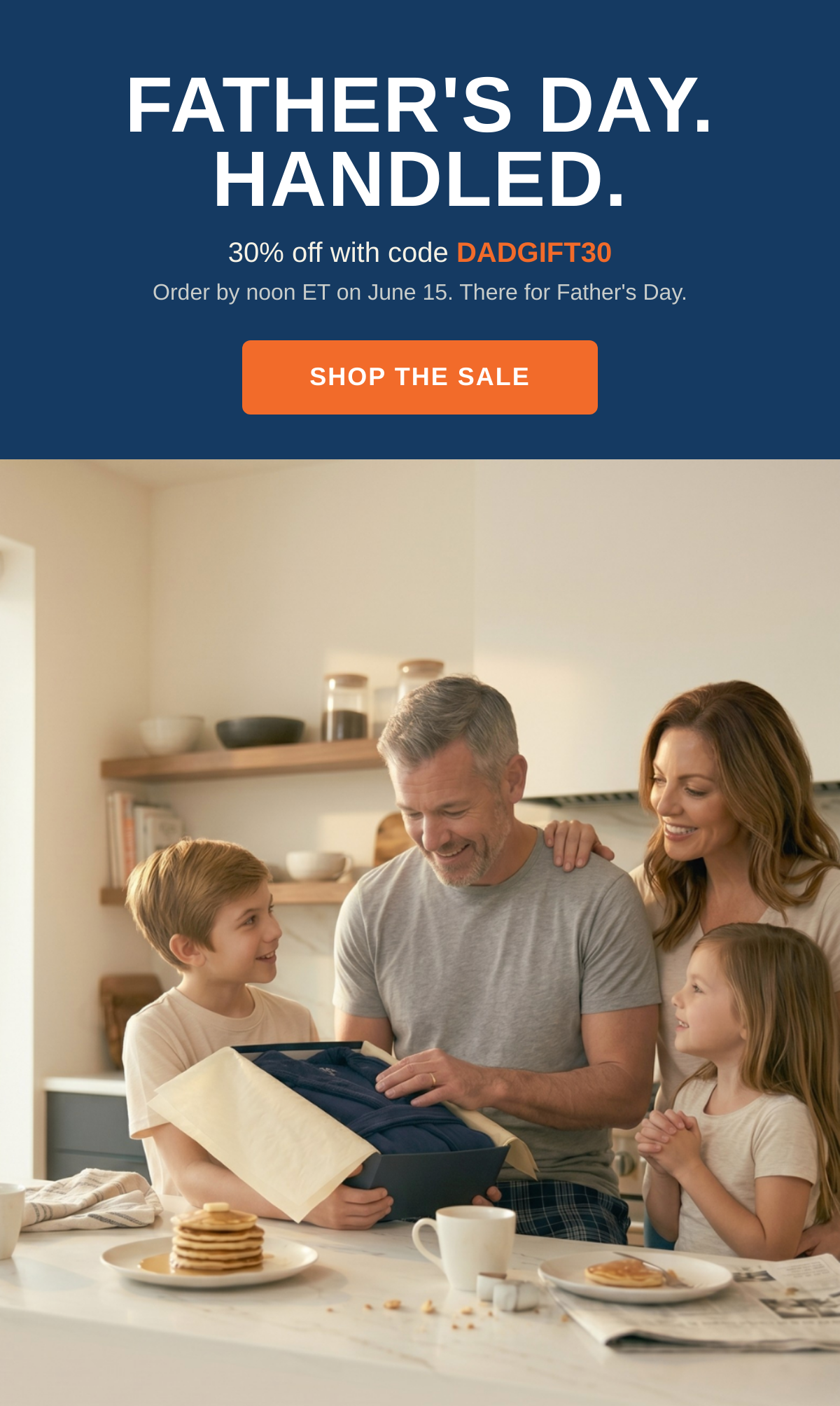 Father's Day gift - The DudeRobe 30% off with code DADGIFT30