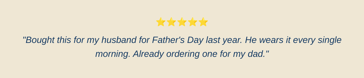 Customer review of The DudeRobe
