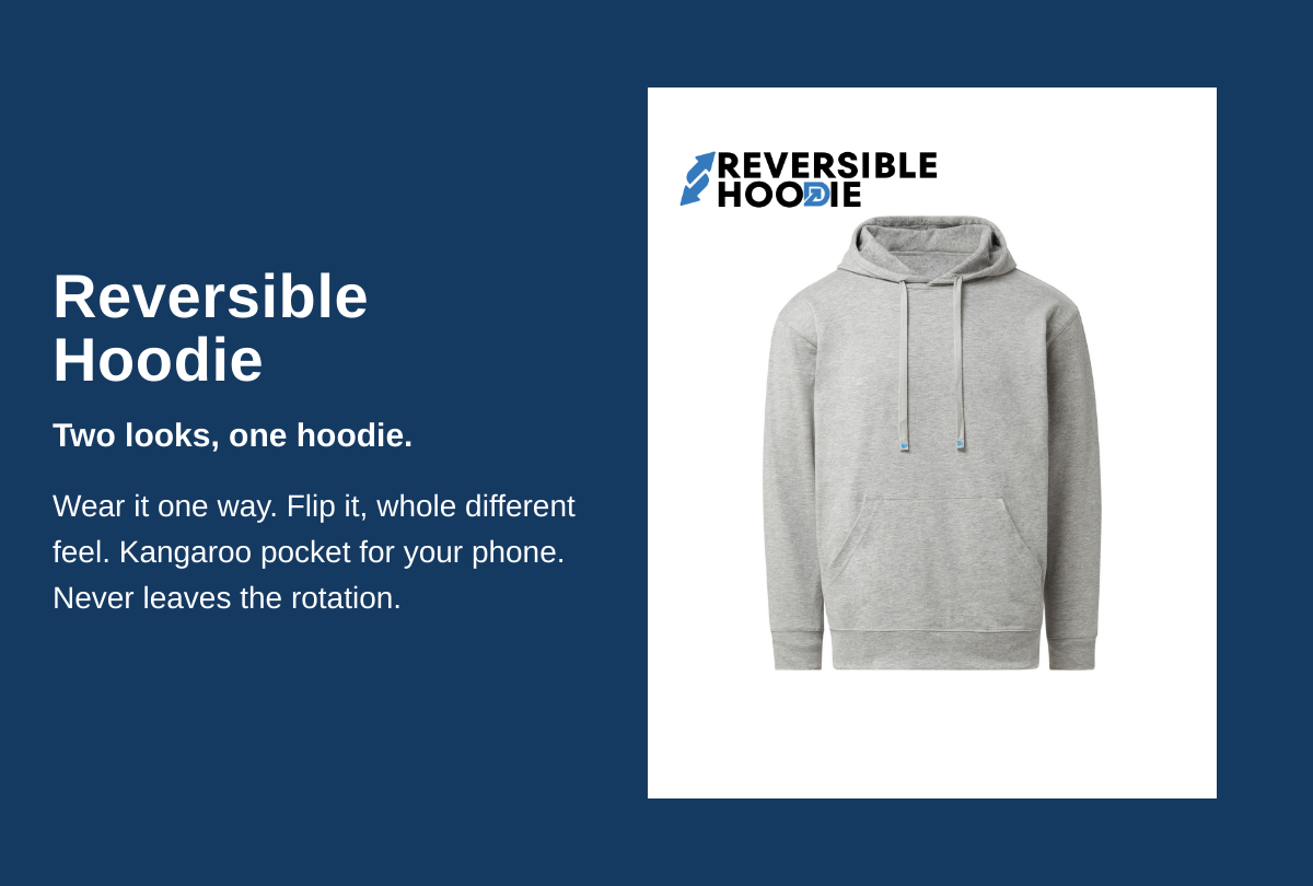 Reversible Hoodie product section
