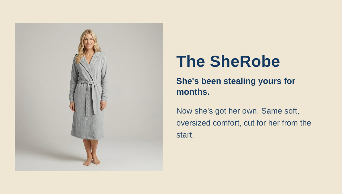 The SheRobe product section