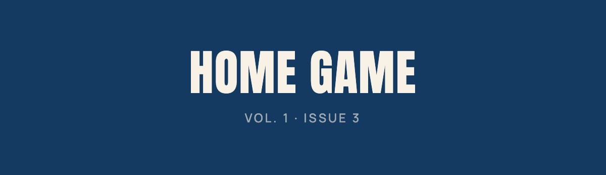 Home Game newsletter masthead