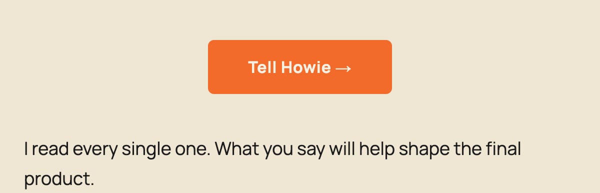 Tell Howie your throw pillow feedback