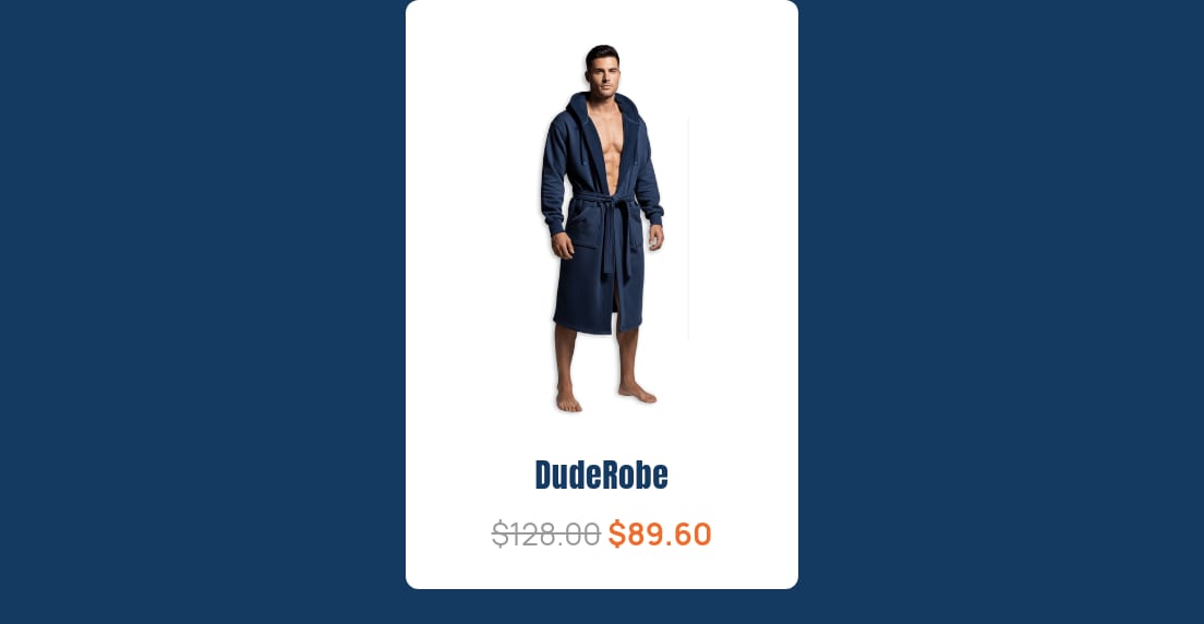 DudeRobe 30 percent off
