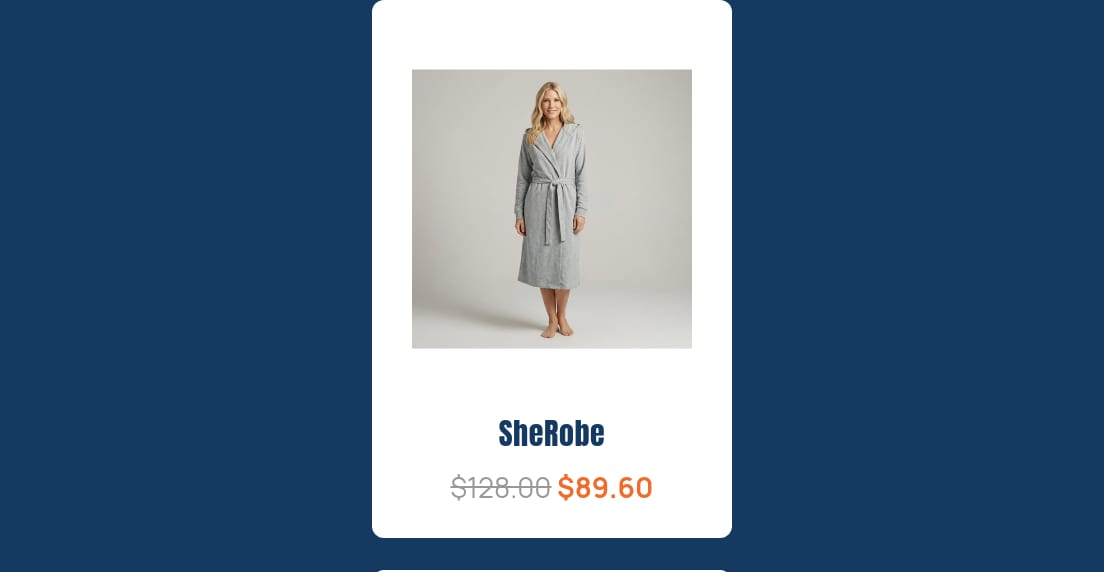 SheRobe 30 percent off