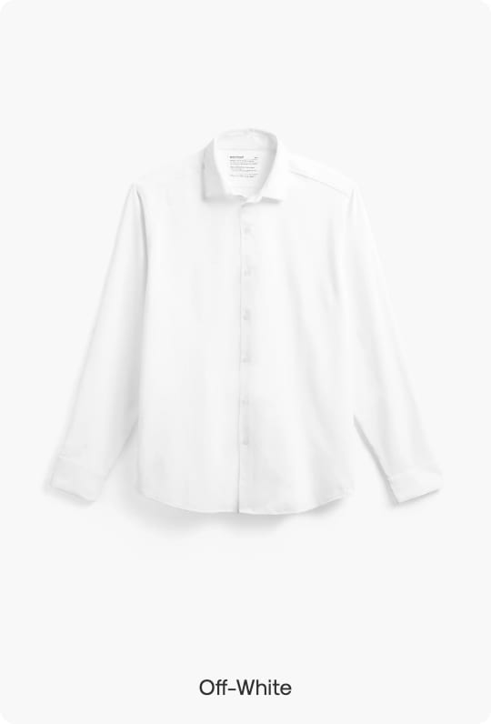 AeroZero Dress Shirt in Off-White