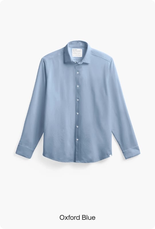 AeroZero Dress Shirt in Oxford Blue