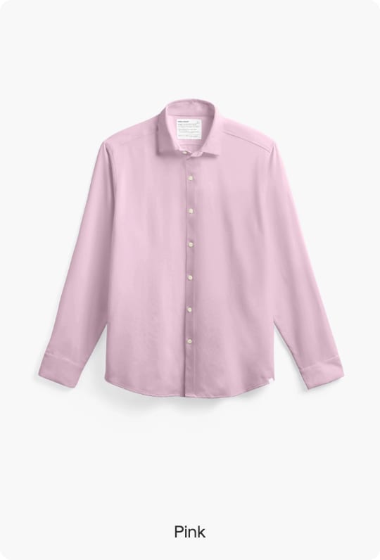 AeroZero Dress Shirt in Pink
