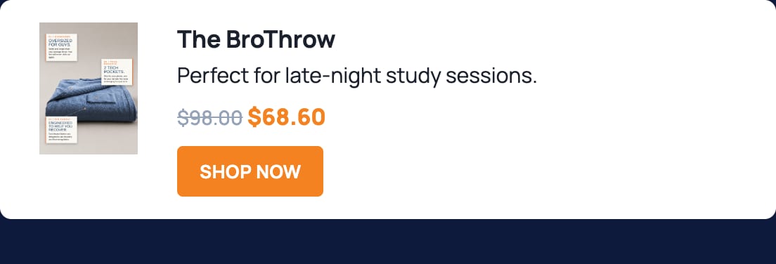 The BroThrow product card