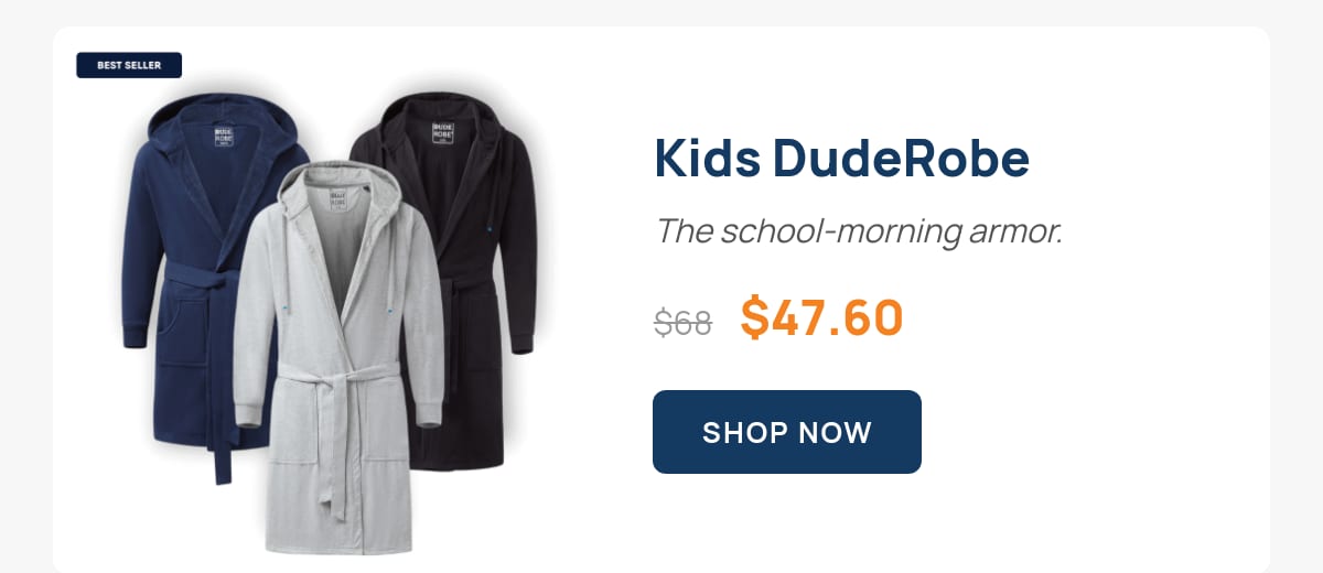 Kids DudeRobe — was $68, now $47.60