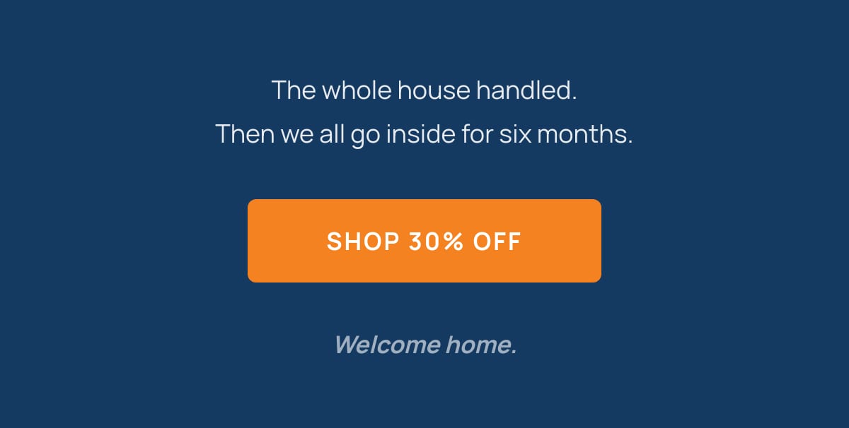 Closing copy and shop 30% off CTA