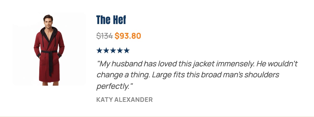The Hef, 30% off with code CHEERS, real customer review